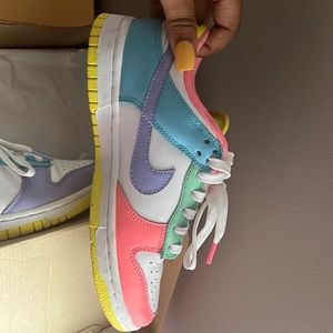 Gently Used, Like New! Worn less than 5 times. No blemishes, marks, etc.